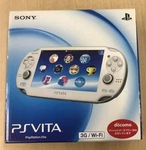Ps Vita 3G / Wi-fi Model Crystal White PCH-1100 AB02 Oled Game Sony Japan Used. Price: $205.00.