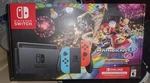 Rare Nintendo Switch Mario Kart 8 Deluxe Console Bundle Neon Blue/red Joy-con New. Price: $325.00.
