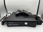 Microsoft Xbox 360 Black Console With 120GB Hdd Controller And Cords Works Used. Price: $99.98.