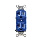 Pass & Seymour 5362-BL Duplex Receptacle, Industrial, 20A, 125V, Blue (10 Pack) New. Price: $110.70.