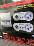 Super Nintendo Snes Classic Edition Mini Console W/ Built-in 21+ 7,000 Games Open. Price: $145.00.