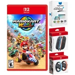 Nintendo Switch 2 Mario Kart World + Joy-con Controllers Wheel Bundle Brand. Price: $229.99.