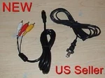Power Cord Av Audio Video Rca Cable For Sega Saturn System Brand New 7Z. Price: $10.13.