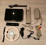 Nintendo Wii Black Console System With Cords Remote Bundle Rvl -101 Tested Used. Price: $65.00.