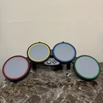 Xbox 360 Rock Band Drums 822149 Harmonix W/ Usb Dongle Top Only Tested Works Used. Price: $64.99.