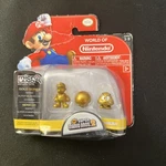 World Of Nintendo 1-3 Gold Series Mario Super Mushroom Goomba Micro Land NSMB2 New. Price: $22.00.