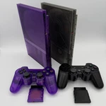 Sony Playstation Slim Console PS2 New Laser Bundle Clear Purple Or Black Shell Excellent. Price: $234.95.