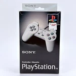 Original Sony Playstation PS1 Controller SCPH-1080 With Box Kay Bee Sticker Open. Price: $45.00.