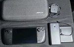 Valve Steam Deck Oled 512 Gb Black Handheld Gaming System Case & Charger - Mint Used. Price: $825.00.