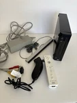 Nintendo Wii Console Black RVL-001 Bundle Cables Controller Nunchuck Tested Used. Price: $69.98.