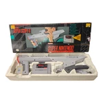 Nintendo Super Scope Light Gun SNS-013 + Receiver SNS-014 Game SNS-006 Used. Price: $160.00.