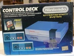 Nintendo Nes Control Deck W/ Super Mario Bros Original Box Tested Works (33163) Used. Price: $207.00.
