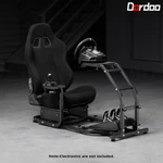 Dardoo Racing Simulator Cockpit With Comfortable Black Seat Fits Logitech G923 New. Price: $245.99.