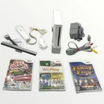 Nintendo Wii Bundle Complete Tested / Factory Reset RVL-001 3 Games Oem Control Used. Price: $99.70.