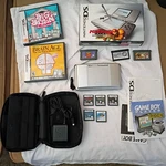 Nintendo Ds Console - Metroid Prime Hunters First W/ Box/ Rumble/ Games Used. Price: $349.99.