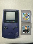 Nintendo Game Boy Color Grape Purple Handheld System CGB-001 Tested & Working Used. Price: $89.77.