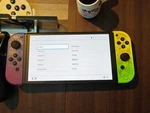 Nintendo Switch Oled Splatoon 3 Edition Video Game Console 64GB (used). Price: $250.00.