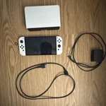 Nintendo Switch Oled Model HEG-001 Console White Joy-con With 128 Gb Memory Card Used. Price: $175.00.