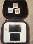 Nintendo 2DS White Handheld Video System Includes Charger Case!!! Used. Price: $160.00.