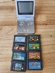 Nintendo Boy Advance Sp Silver W/games "look" Used. Price: $199.60.