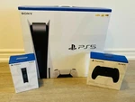 PS5 Sony Playstation Disc Charging + Extra Controller Bundle Fast Ship New. Price: $736.25.