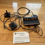 Atgames Atari Flashback 9 Black AR3230 - Missing One Joystick Used. Price: $13.99.