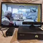 Microsoft Xbox 360 Slim Console Bundle - Oem Power, Controller & Kinect Sensor Used. Price: $119.99.
