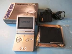 Nintendo Game Boy Advance Sp Platinum Silver System Box W/charger Free Ship! Used. Price: $224.95.