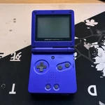 Nintendo Game Boy Advance Sp Blue Handheld Console Rechargeable Battery Used. Price: $110.00.