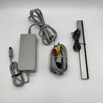 Nintendo Wii Oem Cord Bundle Power Supply Av Cable Sensor Bar Genuine Tested Used. Price: $27.99.