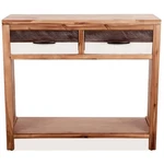 Console Table Entryway Hallway Narrow Side Solid Acacia Wood Vidaxl New. Price: $153.99.