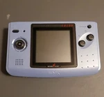 Neo Geo Pocket Color Snk Handheld Video Game Console Platinum Blue Tested Works Used. Price: $110.00.