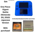 Nintendo 2DS Super Mario Bros Electric Blue Excellent Condition+one Piece 2010 Used. Price: $140.00.