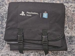 Sony Playstation Ps Store Exclusive Norwood Portable Travel Picnic Gray Blanket Open. Price: $35.99.