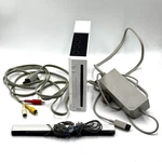 Nintendo Wii Console RVL-001 Gamecube Compatible Oem Bundle Tested Works Used. Price: $59.95.