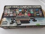 Atari Video Game Console VCS-CX2600A System Box, Controller, Power Supply Used. Price: $164.95.