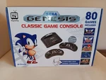 Atgames Sega Genesis Classic Console 80 Built-in New Open Box No Book. Price: $59.00.