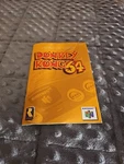 Donkey Kong DK64 Nintendo Manual Instruction Booklet Good. Price: $9.00.
