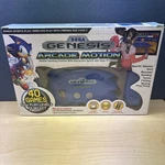 Sega Genesis Wireless Arcade Motion Sensing Console W/ Dual Remotes New Sealed. Price: $38.50.