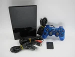 Sony Playstation 2 Slim Console SCPH-90004 Black Pal +cable+ Moded Chip Used. Price: $120.00.