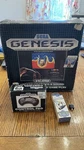 Sega Genesis Model 1 System Altered Beast Complete Box With Controller Used. Price: $350.00.