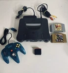 Nintendo N64 Console Bundle + Expansion Pak Zelda Ocarina & Majoras Mask Used. Price: $250.00.