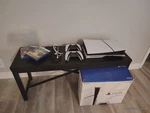 Sony Playstation Disc Edition 1 Tb - PS5 Console W/ 2 Controllers & 3 Games Used. Price: $400.00.