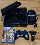 Xbox 360 Slim Bundle 1439 250GB Console, Kinect Controller Power Hdmi, Tested Used. Price: $109.95.