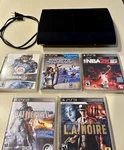 Sony Playstation PS3 Console CECH-4001B 250GB Bundle Games Tested Works Used. Price: $130.00.