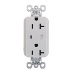 Pass & Seymour 5362-WSP Surge Protective Receptacle, 20A, 125V, White New. Price: $64.50.