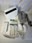 Nintendo Wii Sports RVL-001 Complete White Console Bundle All Oem 2 Controllers Used. Price: $99.99.
