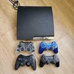 Sony Playstation PS3 Slim CECH-2501A 160GB Console + 4 Controllers Tested Used. Price: $130.00.