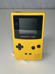 Nintendo Game Boy Color Dandelion Yellow Tested Works Recapped Needs Capacitors Used. Price: $63.75.