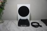Microsoft Xbox Series White Console 512GB With Black Controller Great Conditio Used. Price: $238.00.